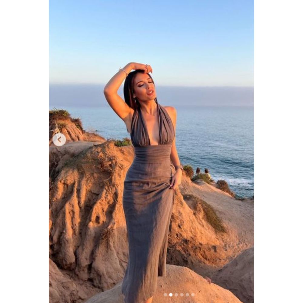 BLOGGER'S FAVE! Zara Long Halter Dress